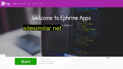 ephrine.in alternative sites