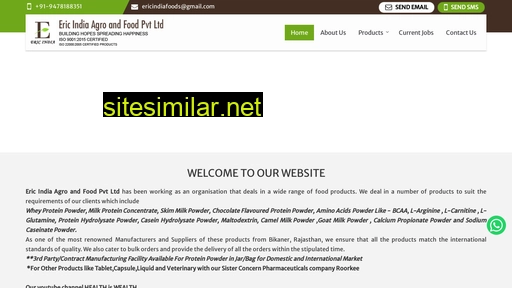 ericindiafoods.co.in alternative sites