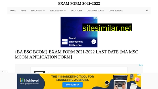 examform.co.in alternative sites