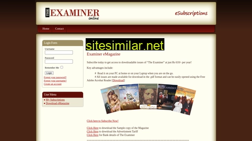examiner.in alternative sites