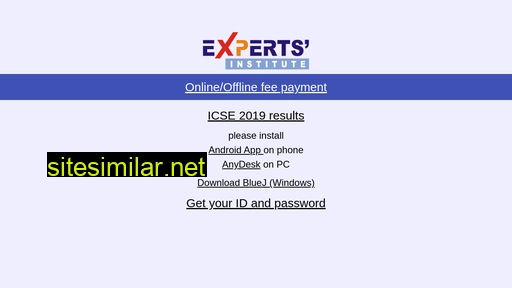 expertsinstitute.co.in alternative sites