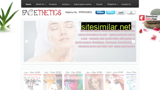 facethetics.in alternative sites