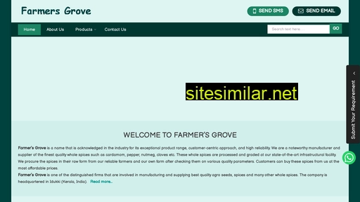 farmersgrovespices.co.in alternative sites
