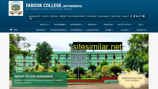 farookcollege.ac.in alternative sites