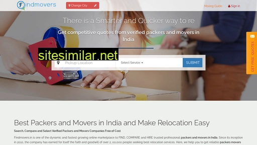 findmovers.in alternative sites