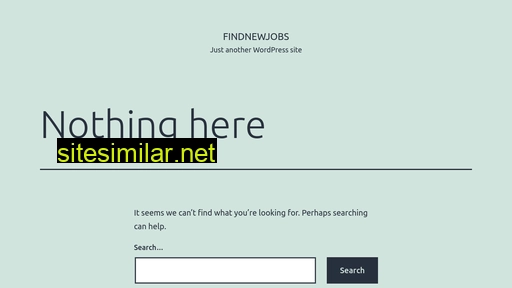 Findnewjobs similar sites
