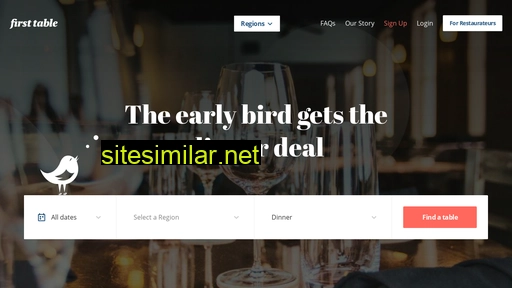 firsttable.co.in alternative sites