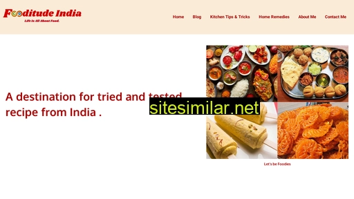 Fooditudeindia similar sites