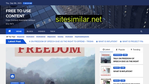 Freecontent similar sites