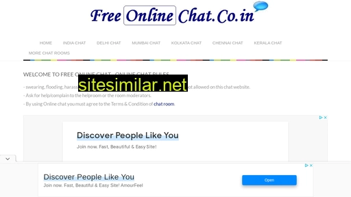 freeonlinechat.co.in alternative sites