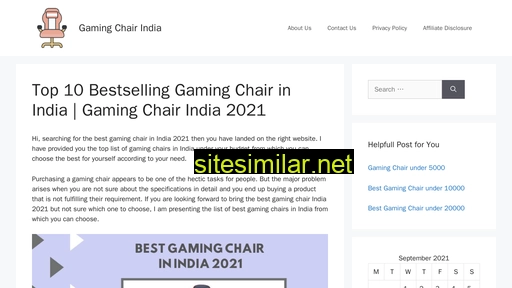 gamingchairinindia.in alternative sites