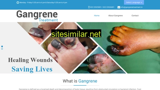 gangrenetreatment.in alternative sites
