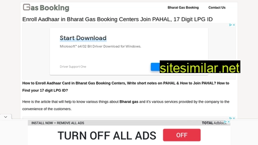 Gas-booking-status similar sites