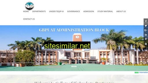 gbpuat-tech.ac.in alternative sites