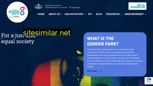 genderpark.gov.in alternative sites