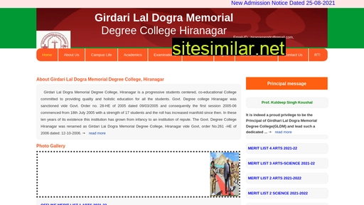 gldmdchiranagar.in alternative sites