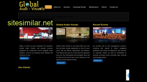 Globalaudiovisuals similar sites