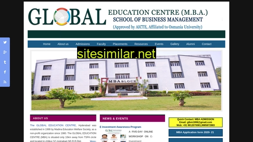 globalmba.edu.in alternative sites