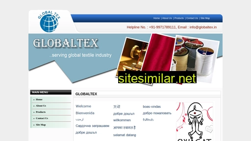 globaltex.in alternative sites