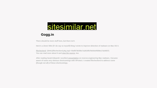 gogg.in alternative sites