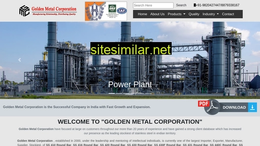 goldenmetal.co.in alternative sites