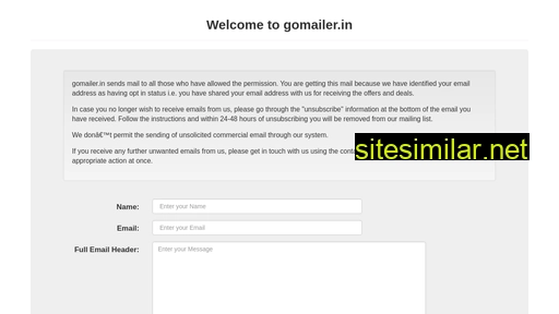 gomailer.in alternative sites