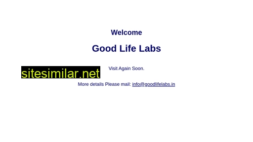 Goodlifelabs similar sites