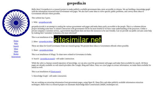 govpedia.in alternative sites