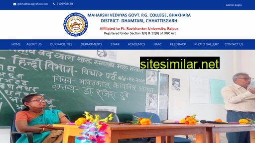 govtcollegebhakhara.in alternative sites