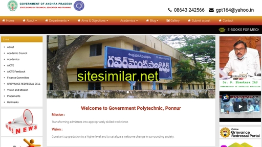 govtpolyponnuru.ac.in alternative sites