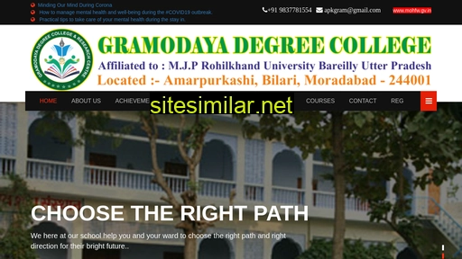 gramodayacollege.org.in alternative sites