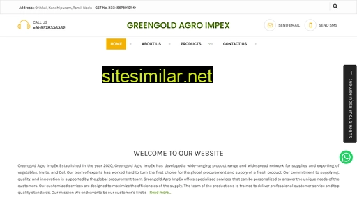 greengoldagroimpex.co.in alternative sites