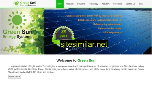 greensun.in alternative sites