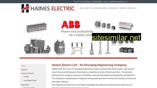 haineselectric.in alternative sites