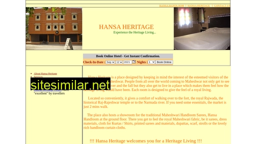 hansaheritage.in alternative sites