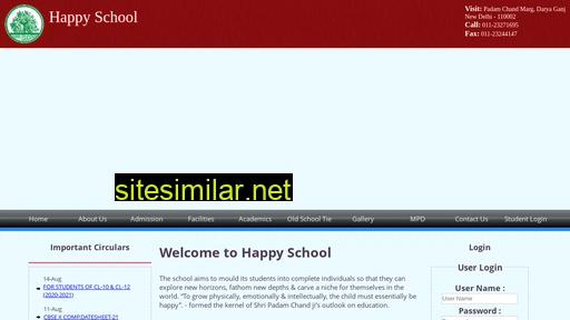 happyschoolnewdelhi.edu.in alternative sites