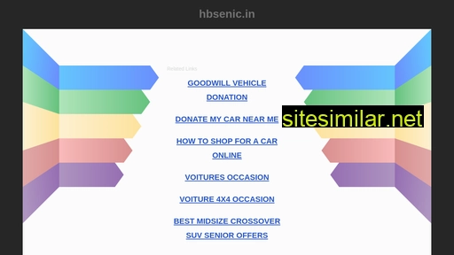 hbsenic.in alternative sites