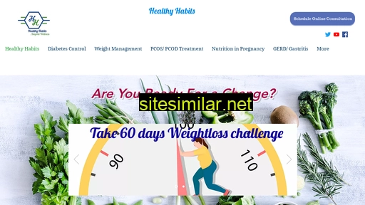 healthyhabits.org.in alternative sites