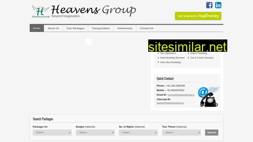 heavensgroup.co.in alternative sites