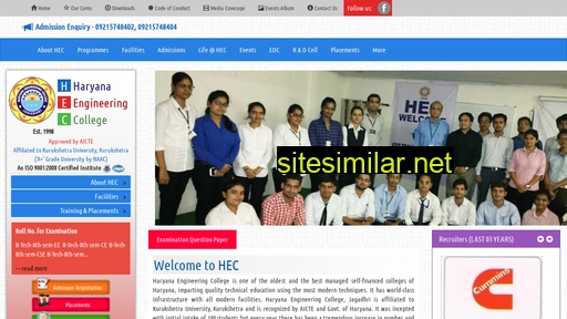 hec.edu.in alternative sites
