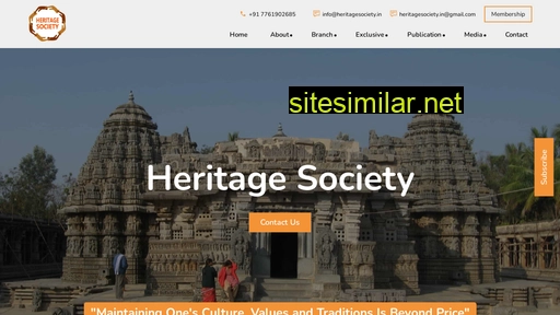 heritagesociety.in alternative sites