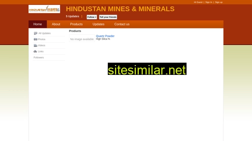 Hindustanmines similar sites