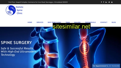 holisticspineclinic.in alternative sites