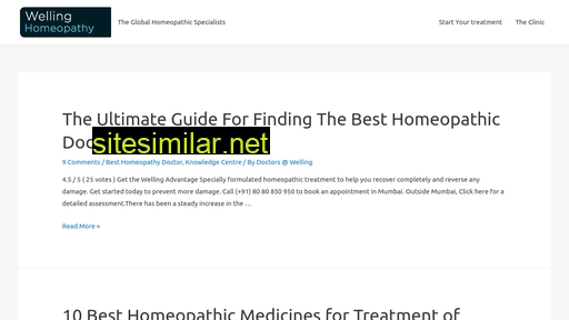 Homeopathyclinic similar sites