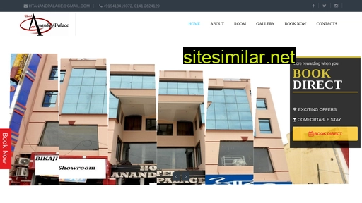 hotelanandpalace.co.in alternative sites