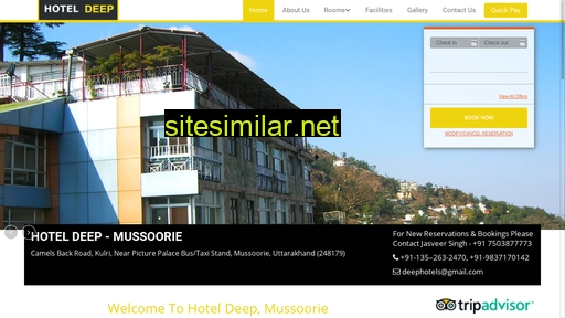 hoteldeep.in alternative sites