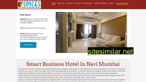 Hotelspices similar sites