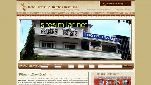 hotelurvashi.in alternative sites