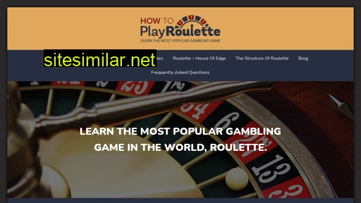 Howtoplayroulette similar sites