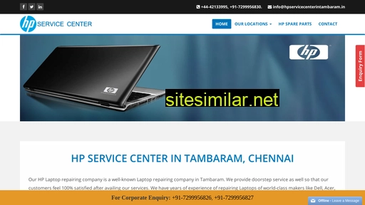 hpservicecenterintambaram.in alternative sites